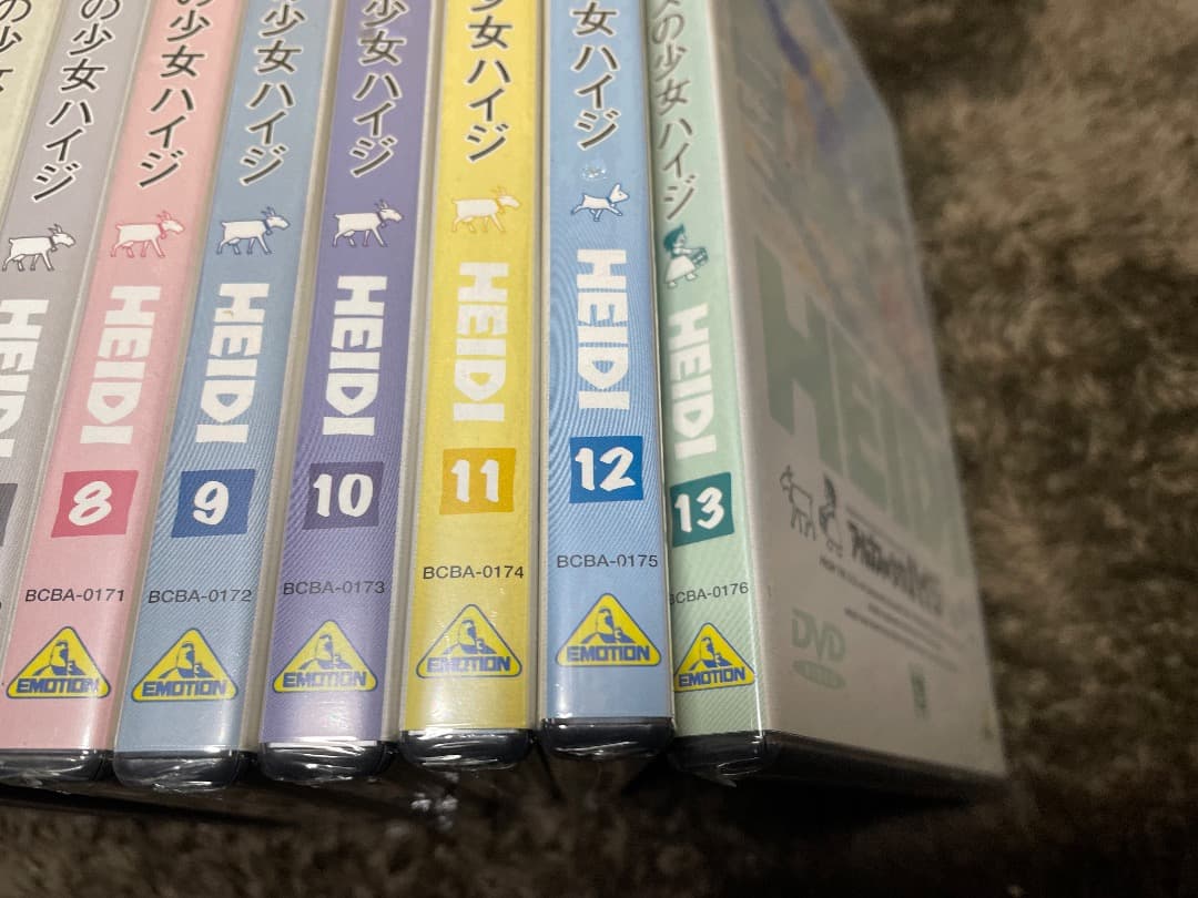 アルプスの少女ハイジ DVD ・全13巻セット・7巻以外は未開封品です、