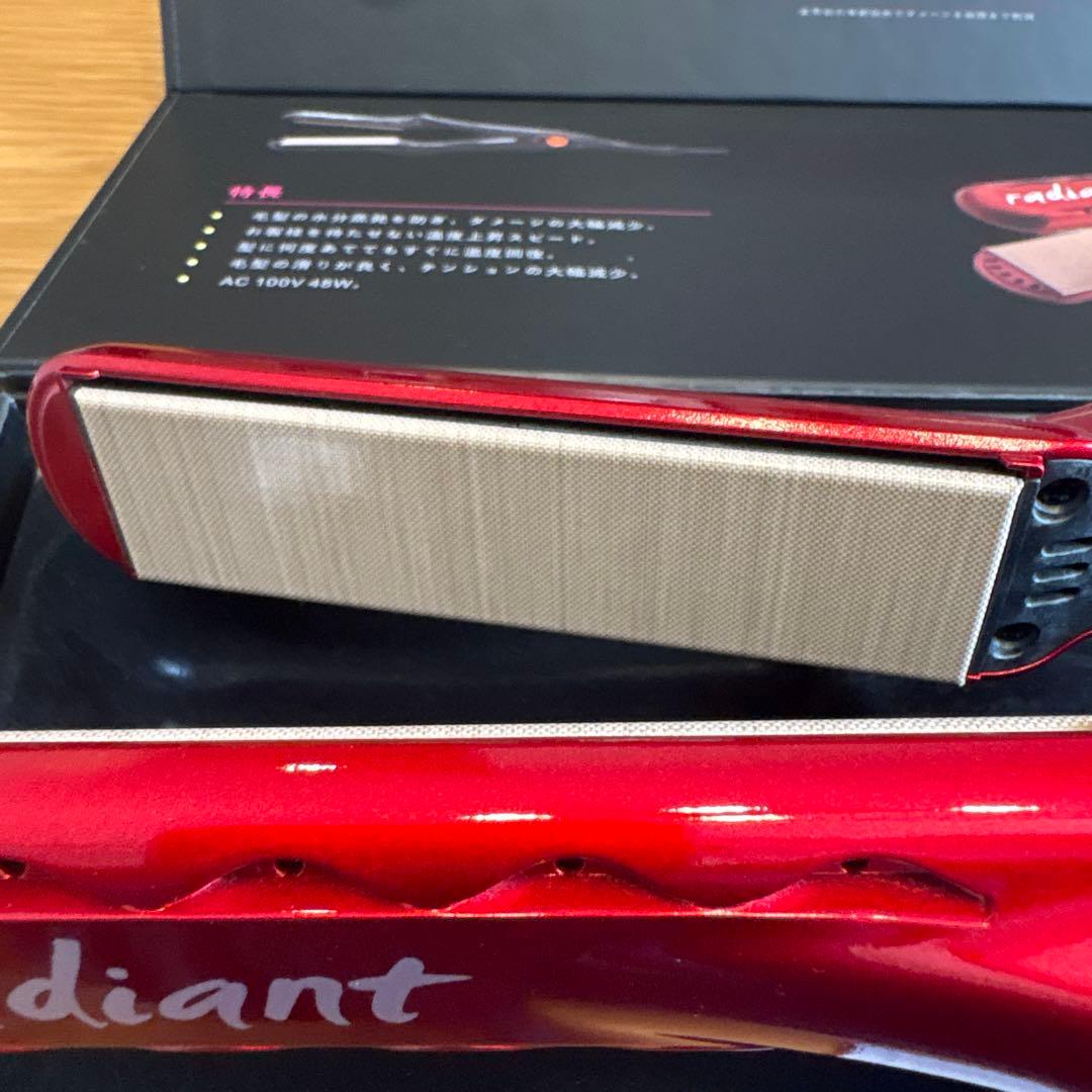 【美品】radiant プロフェッショナルヘアアイロン 28mm