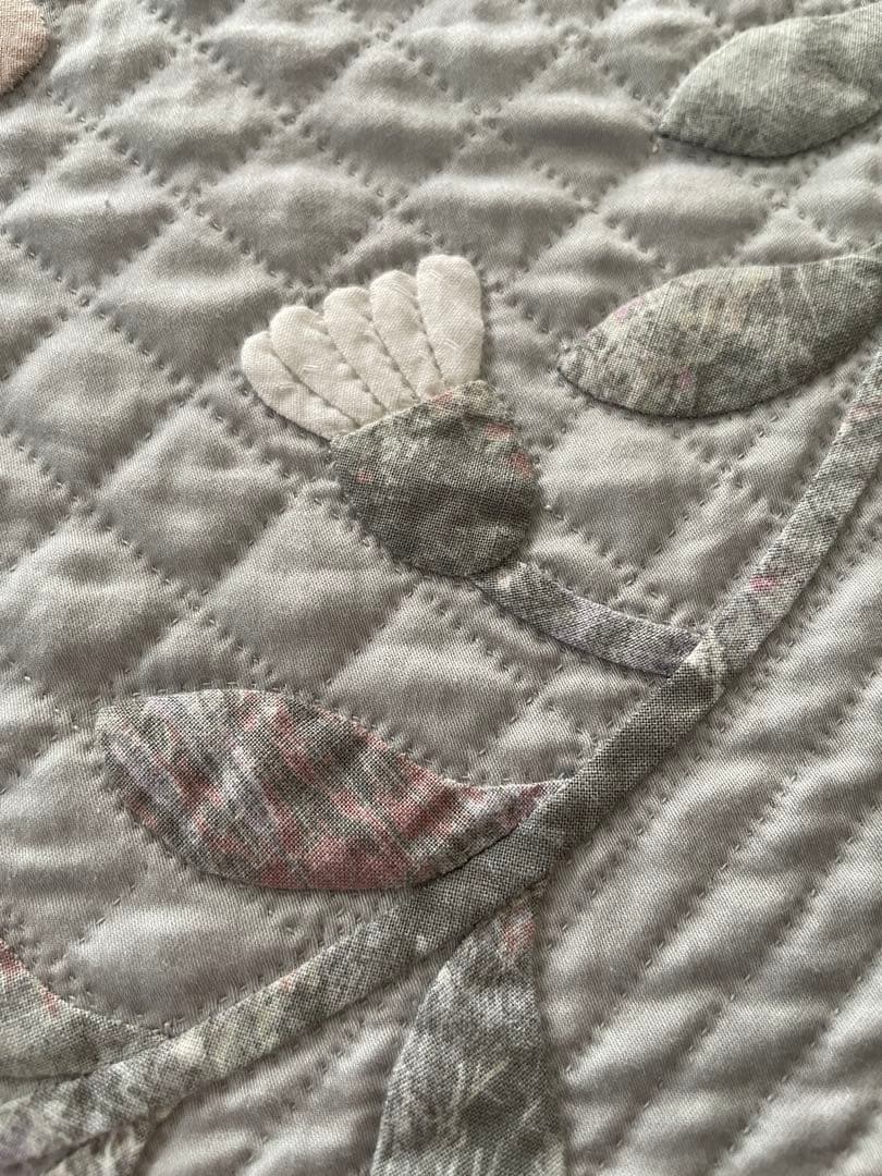 （613)トランプキルトのタペストリー完成品 鷲沢玲子のパッチワークキルト講座