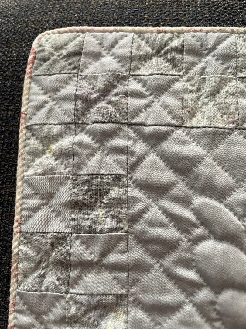 （613)トランプキルトのタペストリー完成品 鷲沢玲子のパッチワークキルト講座