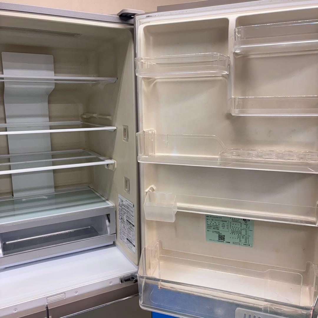 668 パナソニック　大型冷蔵庫　400L強　自動製氷　右開き　小型　家庭用