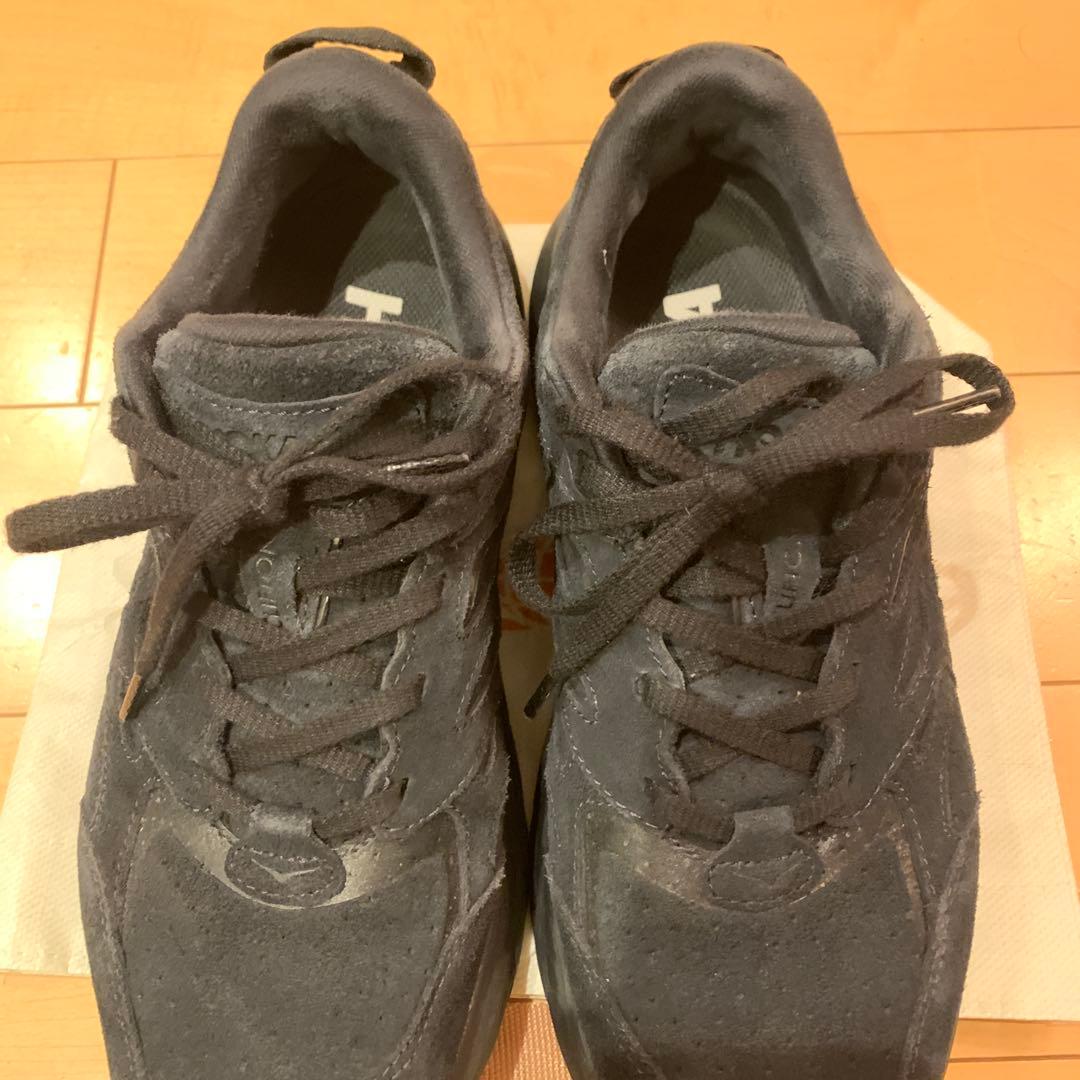 HOKA 黒 ランニングシューズ　ホカオネオネ　クリフトン専用