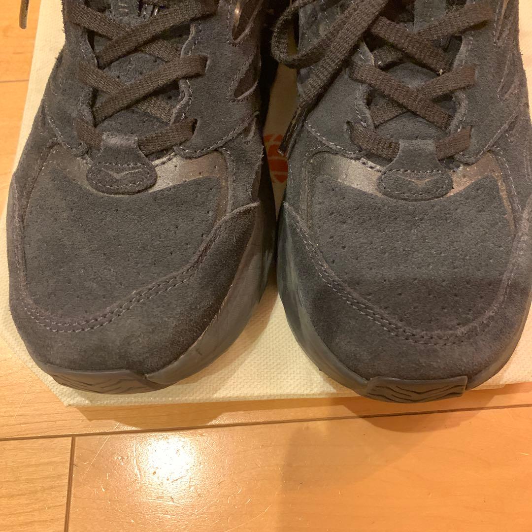 HOKA 黒 ランニングシューズ　ホカオネオネ　クリフトン専用