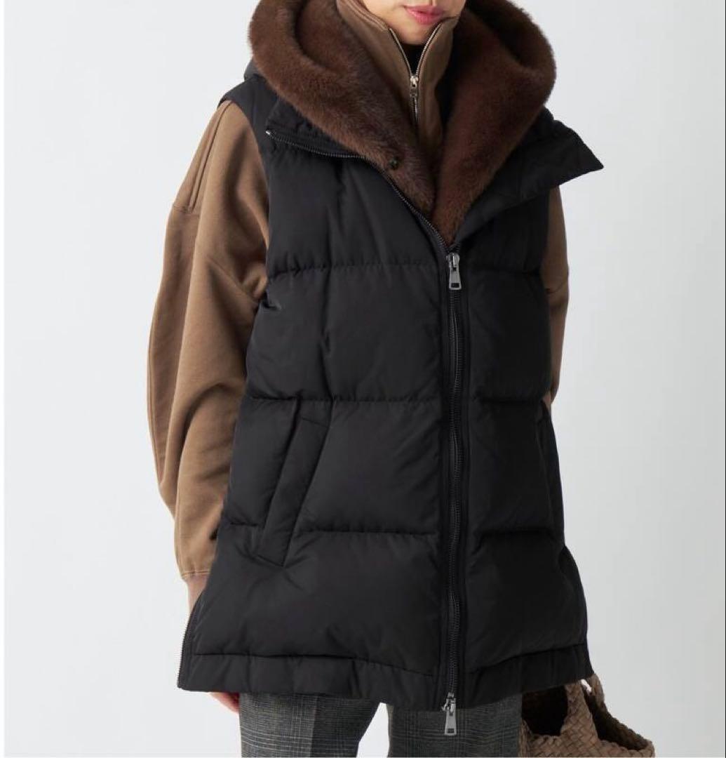 LOU ANDREA/ルーアンドレア 2WAY DOWN VEST ダウンベスト