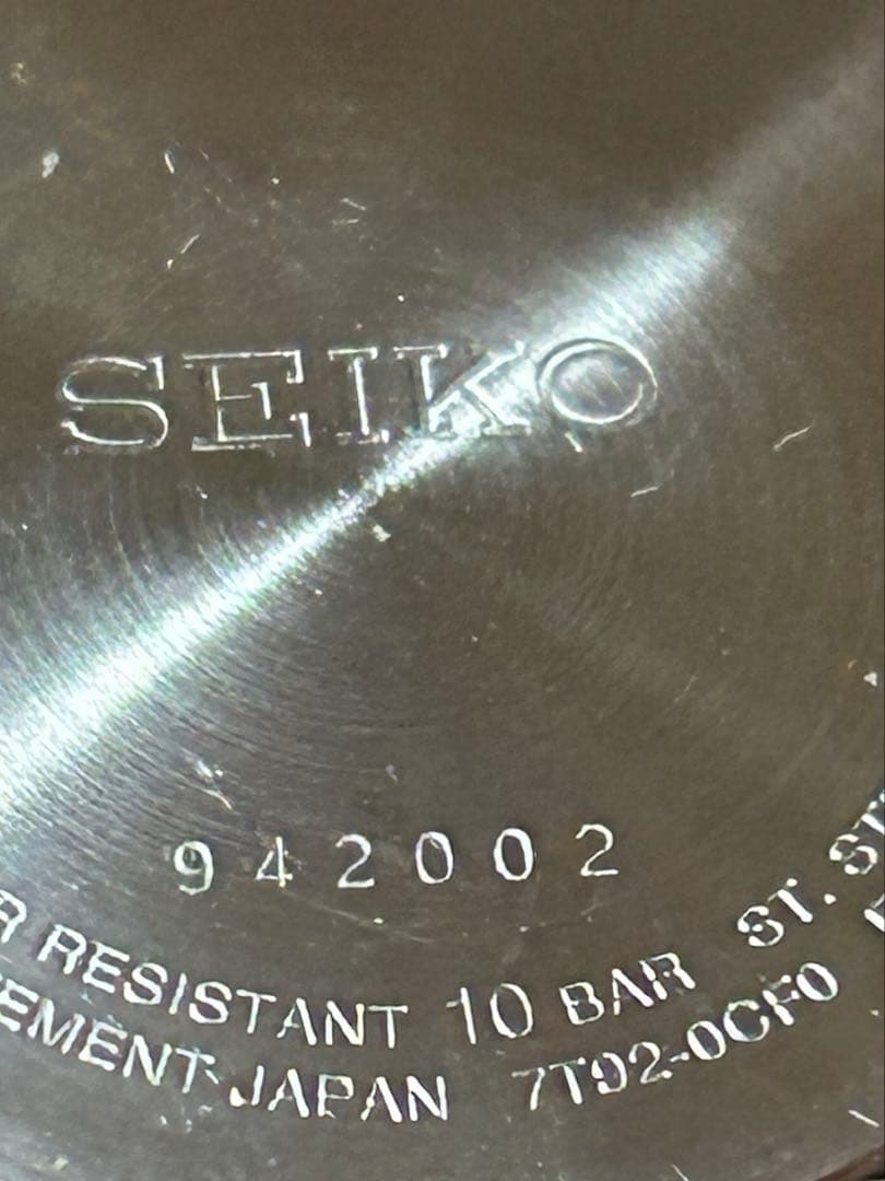 【美品】セイコー SEIKO パイロットクロノグラフ7T92-0CF0
