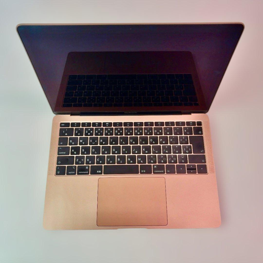 【美品箱付】MacBookAir2018 13inc ローズゴールドパソコン
