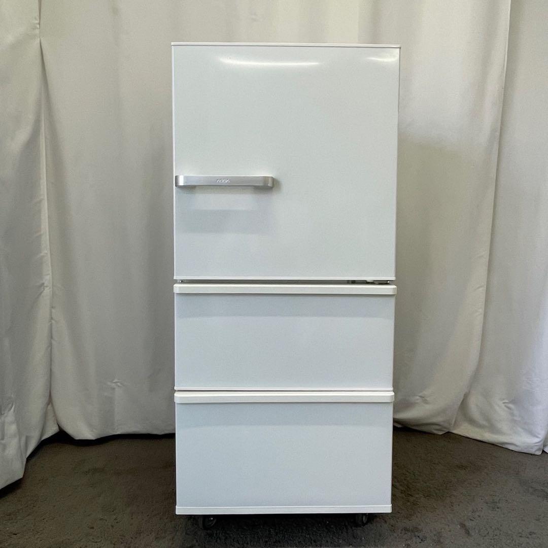 352⭕️アクア　冷蔵庫　一人暮らし　同棲　200ℓ　中古　安い　設置無料