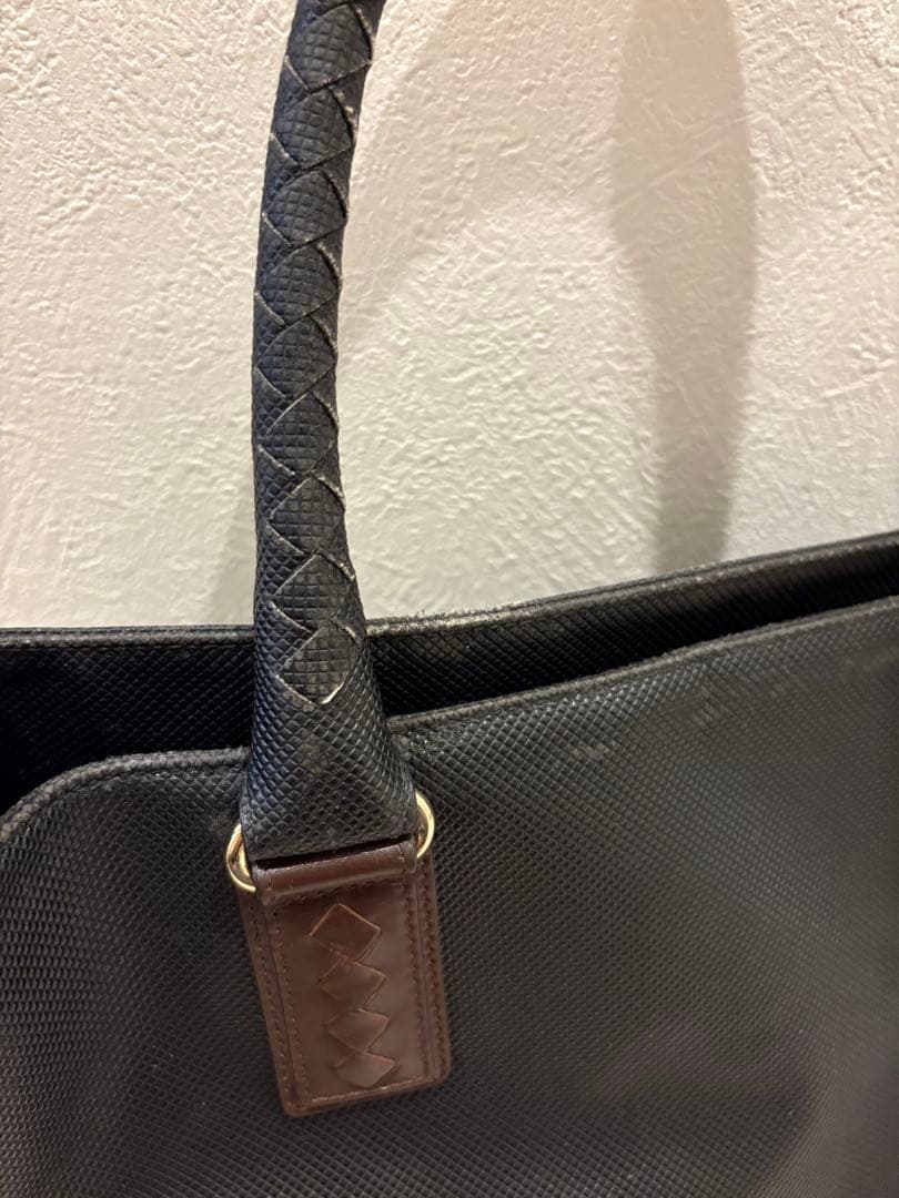 【美品】BOTTEGA VENETA 黒 トートバッグ マルコポーロ
