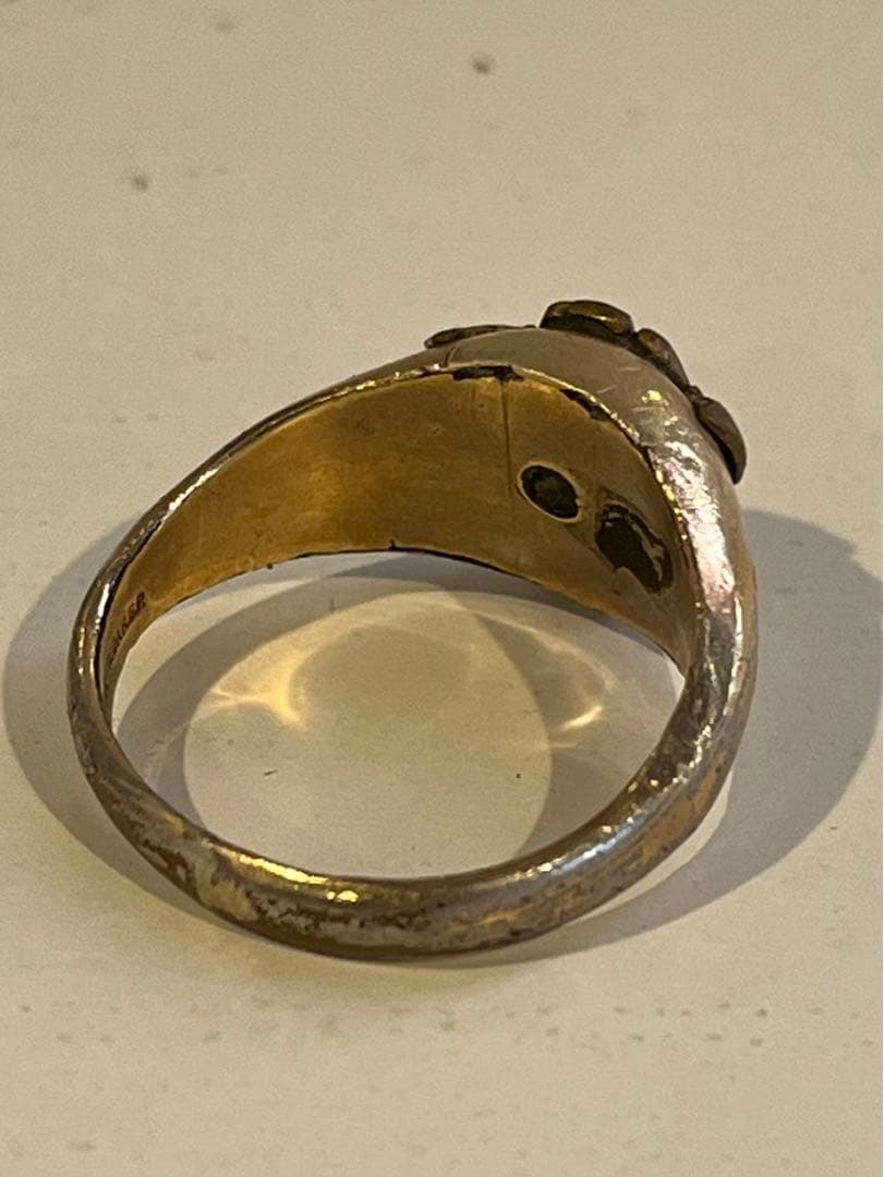 N*6様 AFA USA アメリカ　NY アンティーク　リング　14K