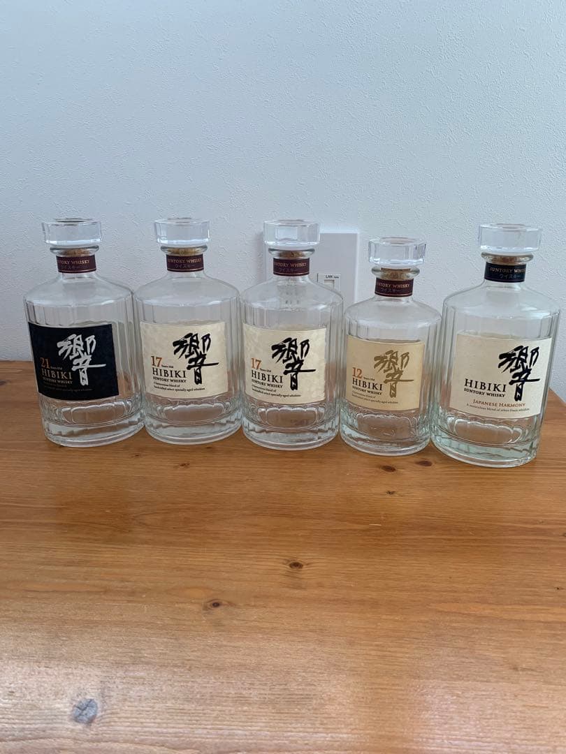 Hibiki 21年 ブレンデッドウイスキー 700ml 空瓶・空箱