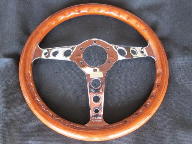 【美品】Payton ウッド ステアリングホイール 直径36cm