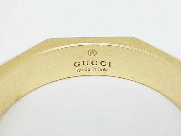 2月12取り下げ。グッチ オクタゴン 9号重量4g 18K