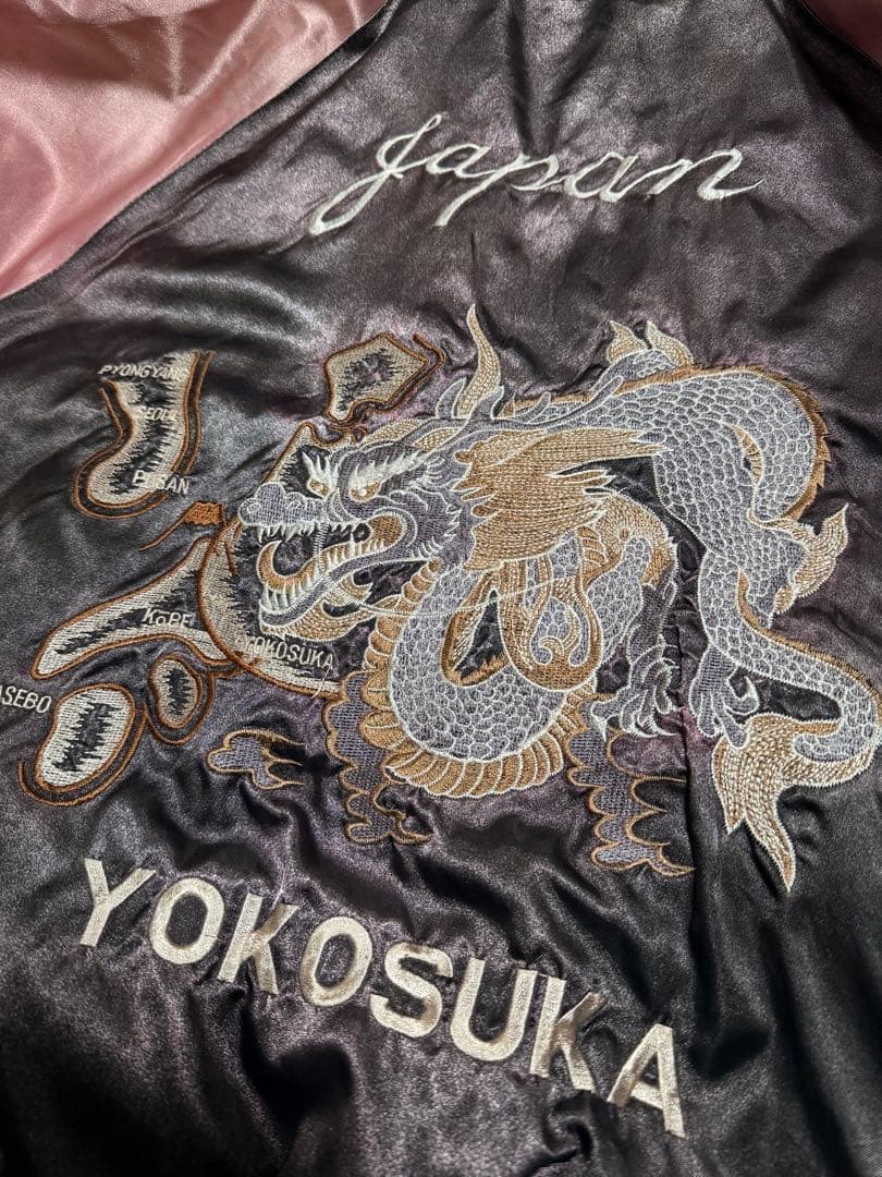 Jungle Storm 龍 日本限定 スカジャン サテン vintage