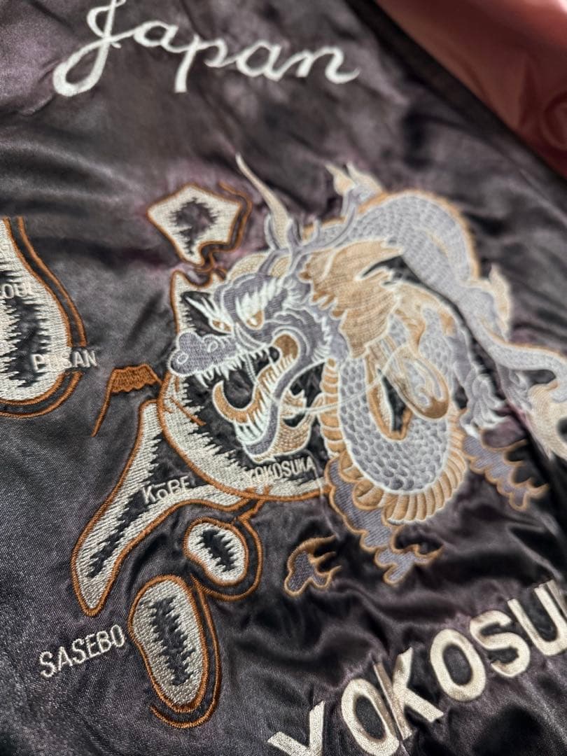 Jungle Storm 龍 日本限定 スカジャン サテン vintage