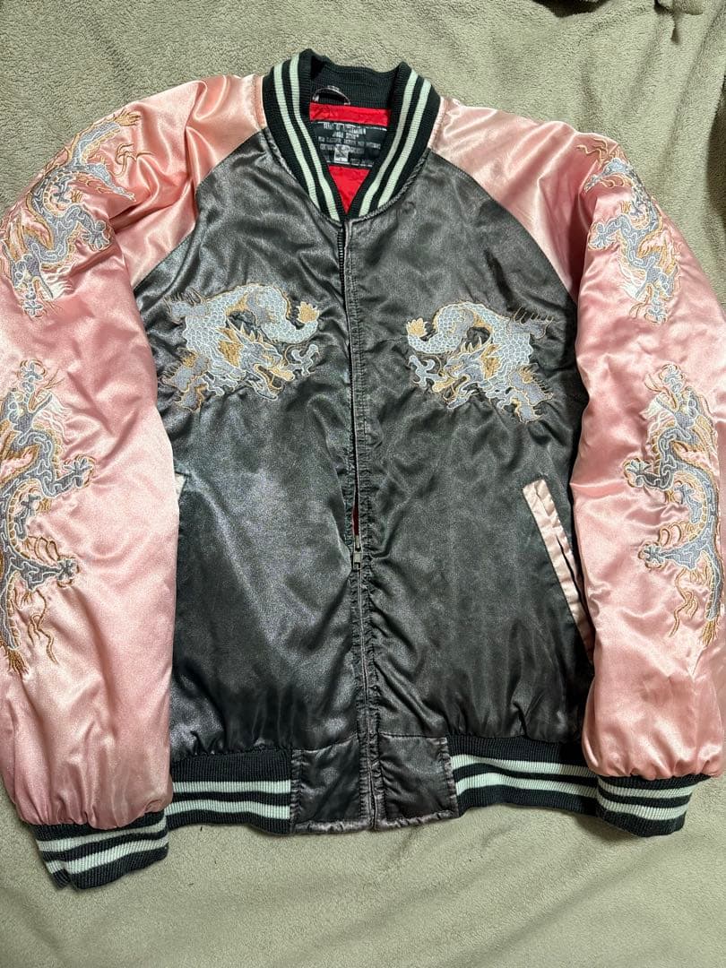 Jungle Storm 龍 日本限定 スカジャン サテン vintage