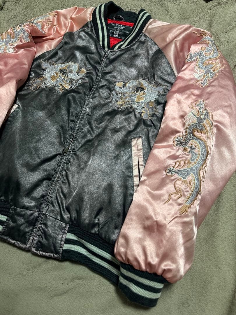 Jungle Storm 龍 日本限定 スカジャン サテン vintage