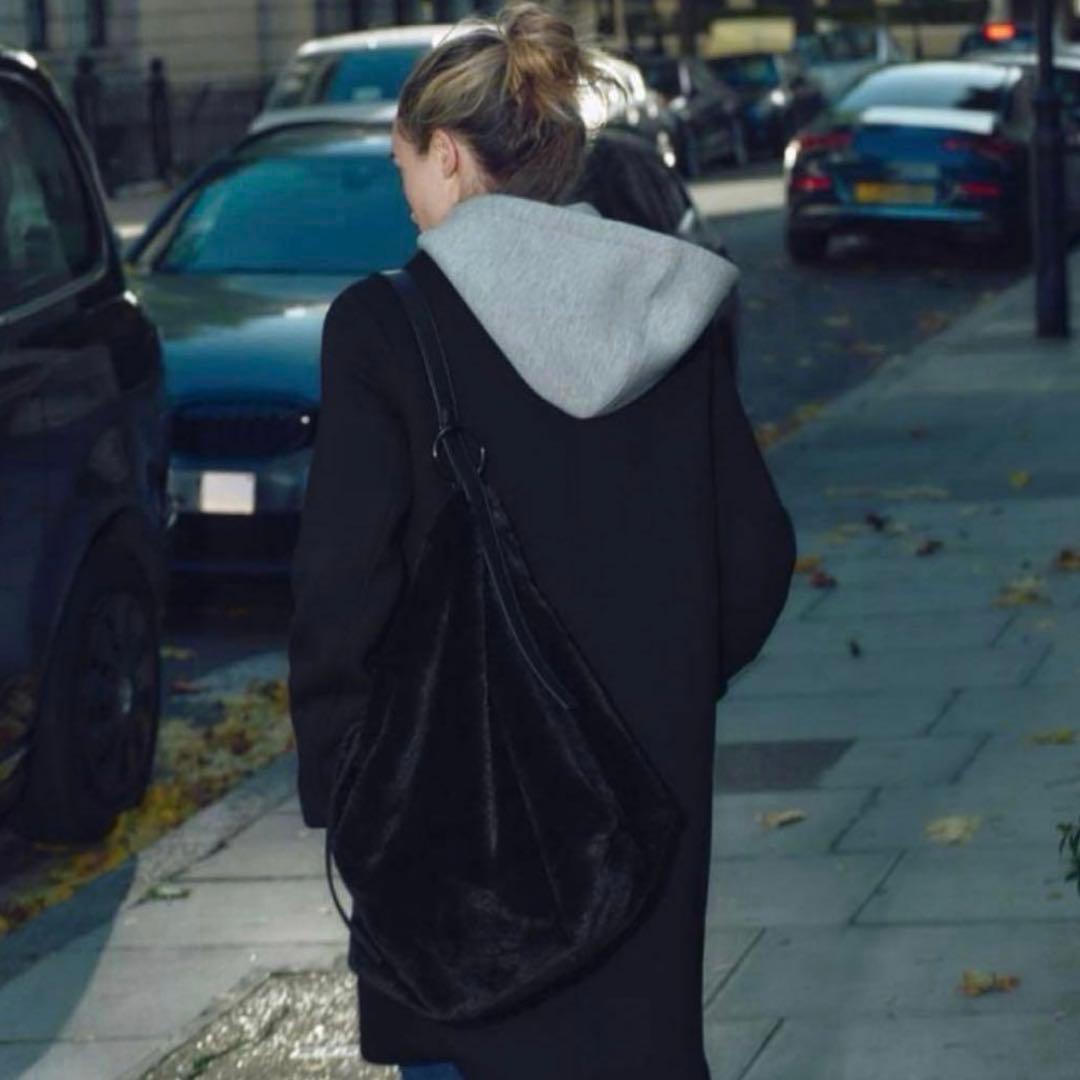 完売品 ZARA デタッチャブルフード コントラストコート　Sサイズ