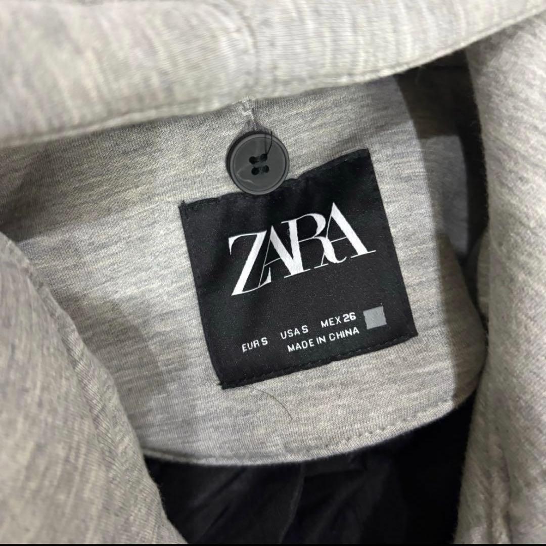 完売品 ZARA デタッチャブルフード コントラストコート　Sサイズ