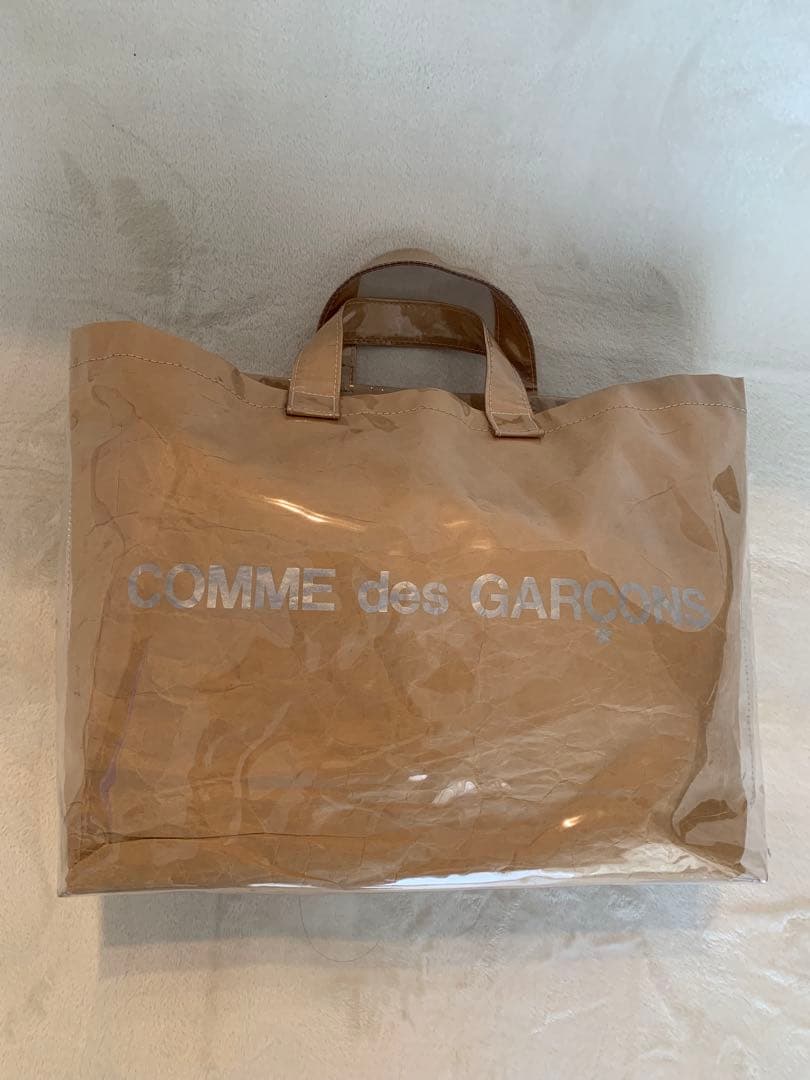 【COMME des GARÇONS】PVCトートバッグ