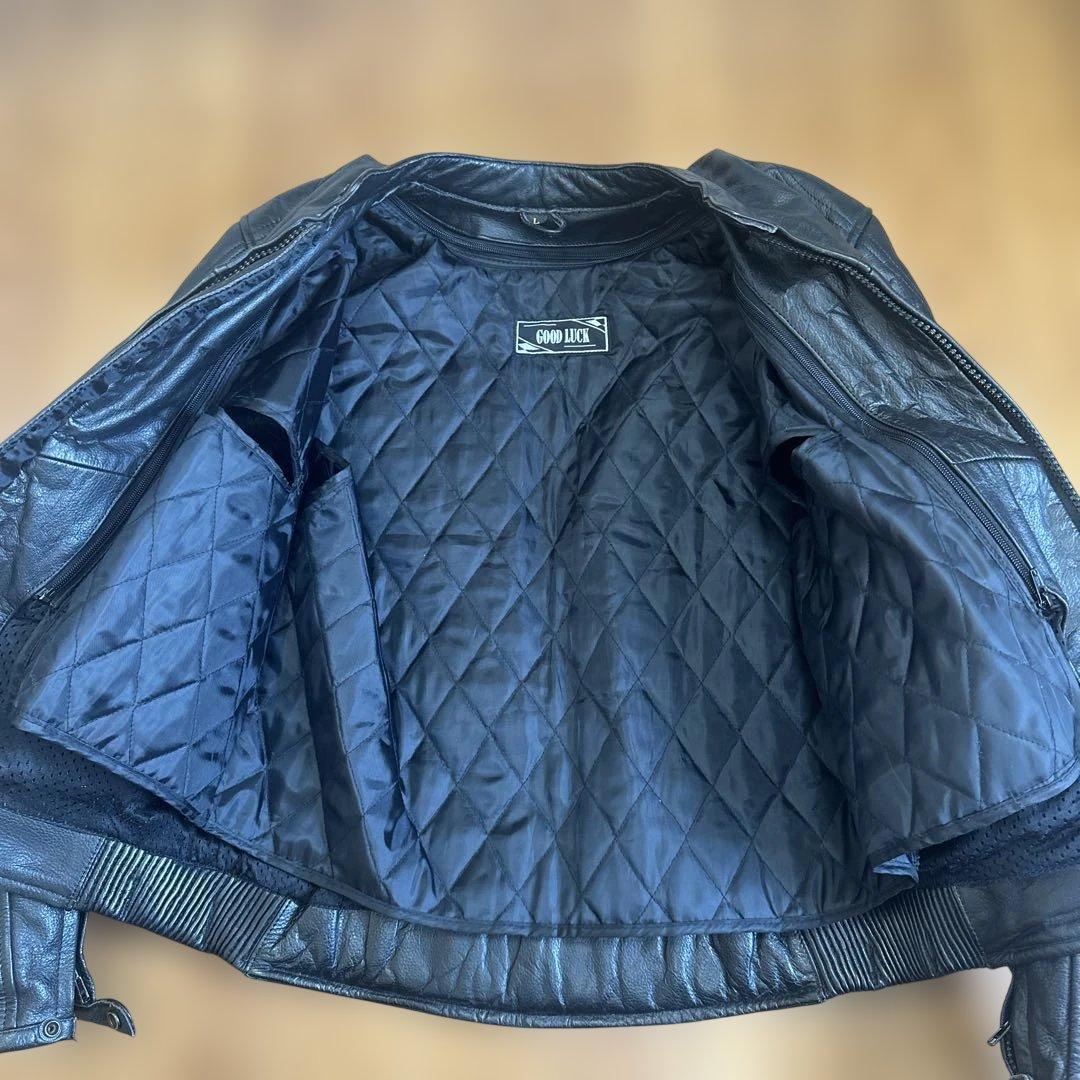 ブラック ライダースジャケット Lサイズ