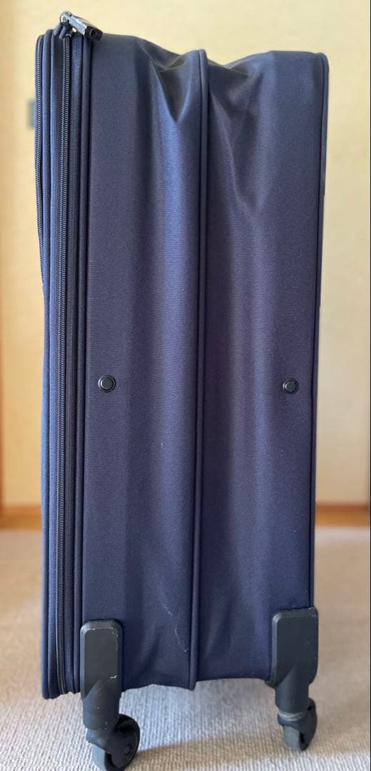 【廃盤】無印良品 ソフトキャリーケース ネイビー Lサイズ 美品