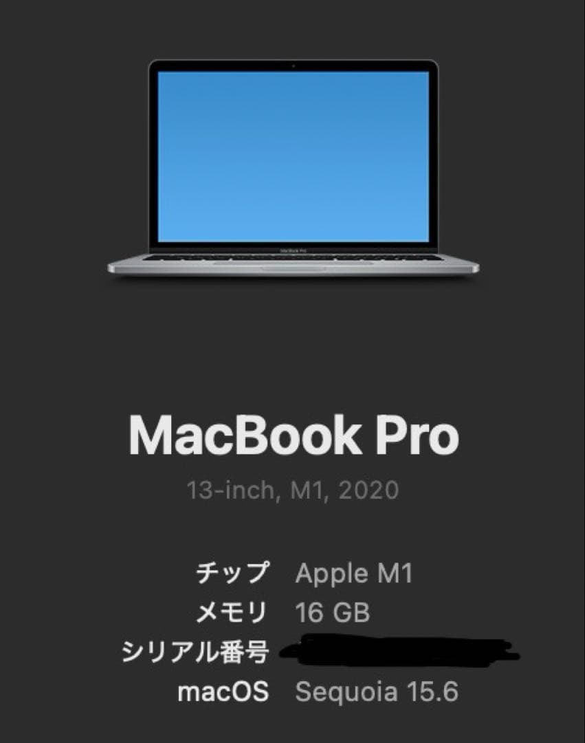 エコサン】MacBook Pro M1 512GB 16メモリ