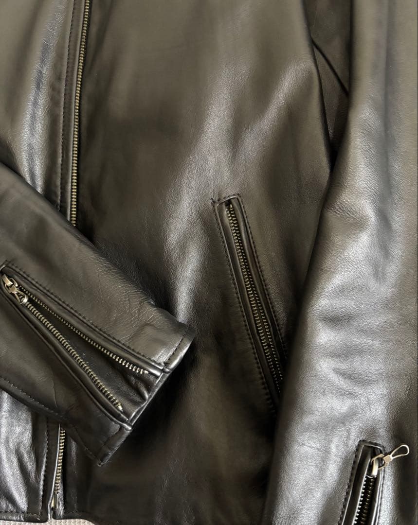 ギ*ん様 ナノユニバース　レザージャケット　シングルライダース　nano uni