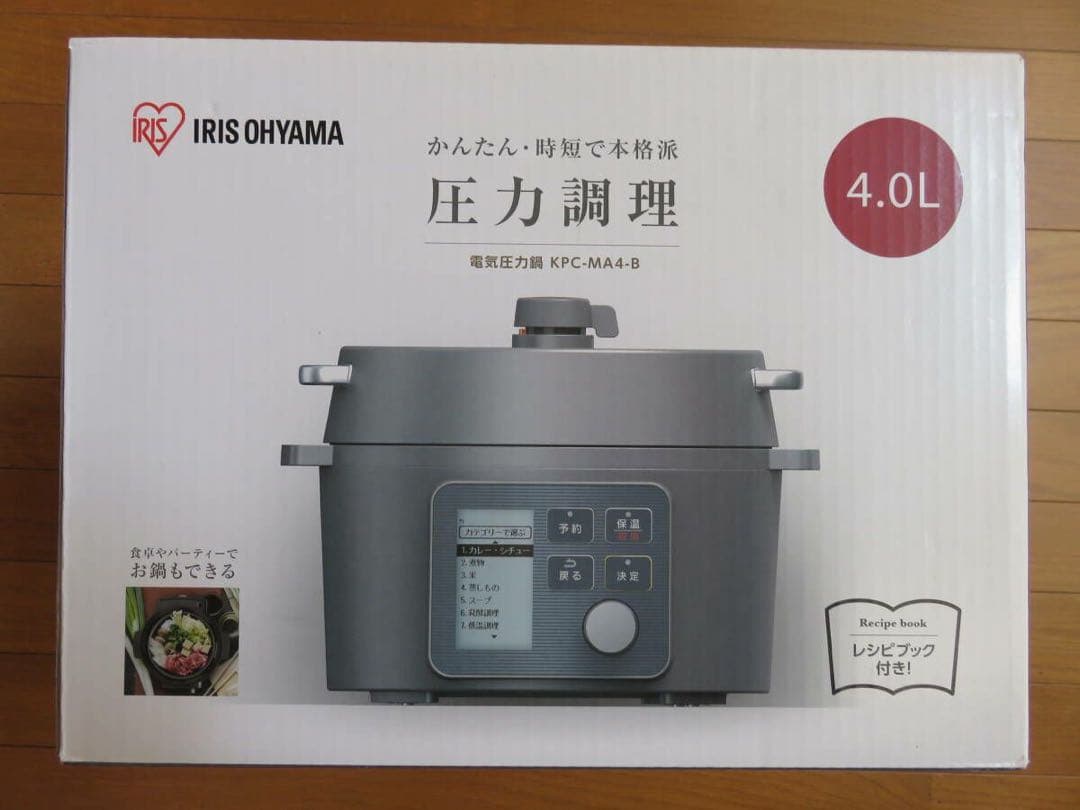 【新品・未使用・未開封】アイリスオーヤマ　電気圧力鍋　ＫＰＣ－ＭＡ４－Ｂ