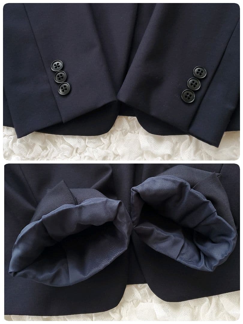 グリーンレーベルリラクシング【L】セットアップ　スーツ　フォーマル　ネイビー