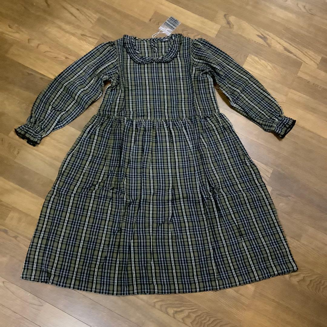 ★新品★PINKHOUSE ピンクハウス ワンピース チェック ネル素材 フリル