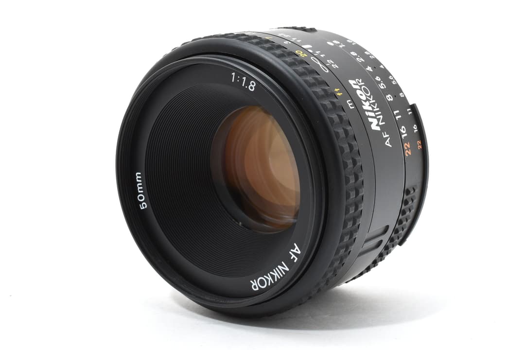 美品 Nikon AF 50mm F1.8 ニコン 9370