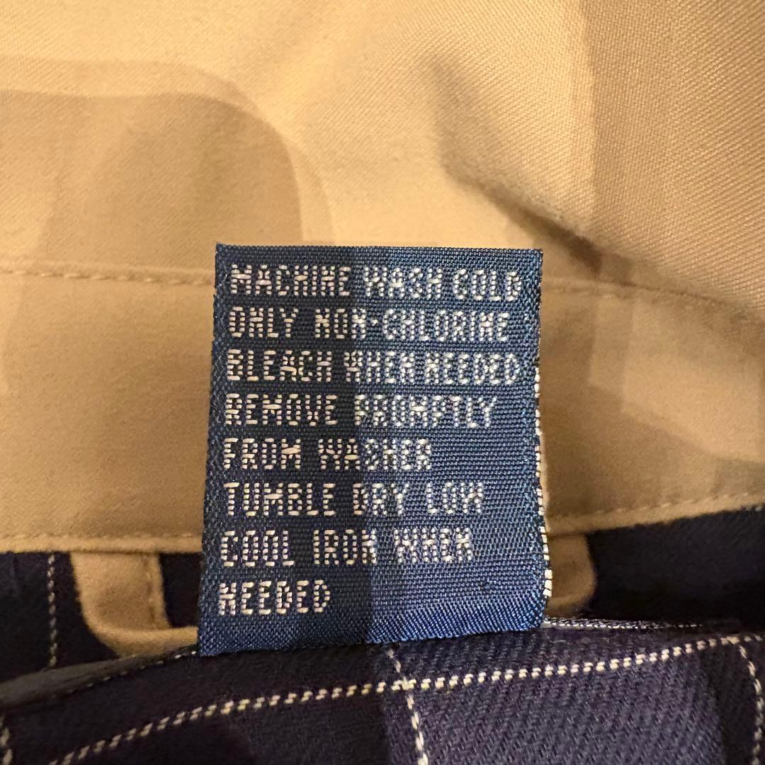 ポロラルフローレン　 スウィングトップ　裏地チェック　チンスト　ベージュ