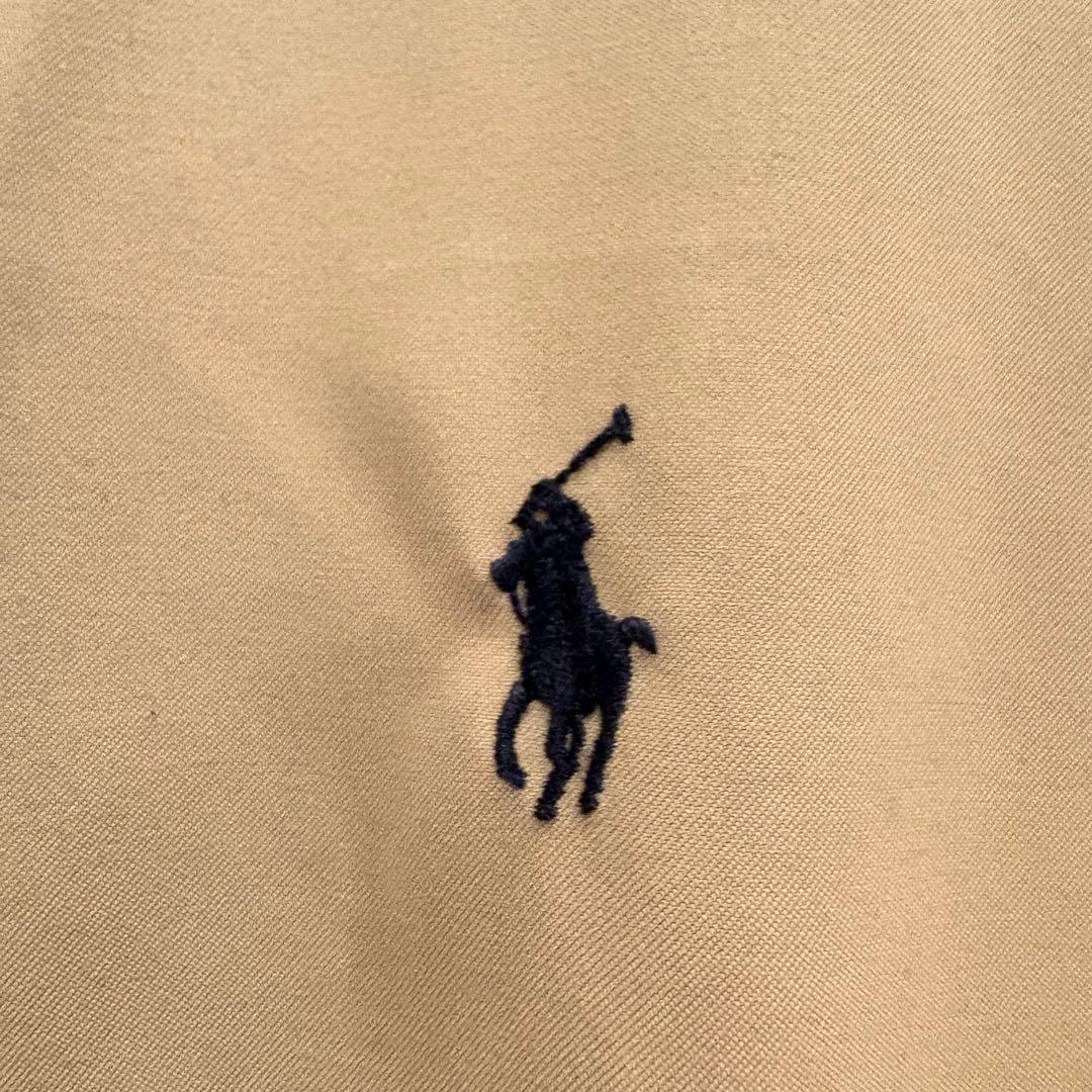 ポロラルフローレン　 スウィングトップ　裏地チェック　チンスト　ベージュ