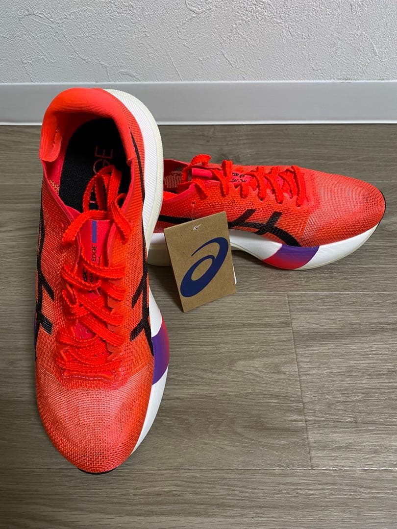 【新品未使用】ASICS メタスピードエッジトウキョウ 25.5cm レッド