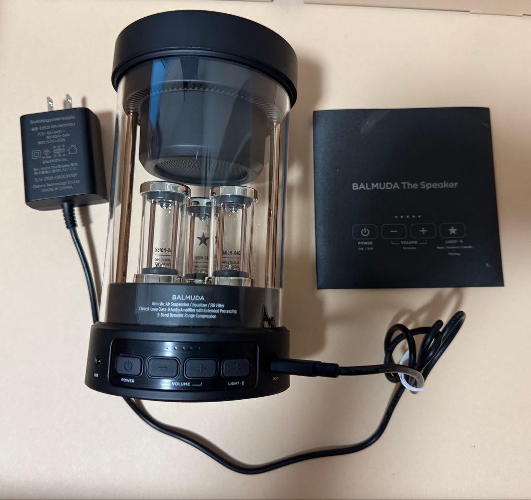 バルミューダ　BALMUDA　M01A-BK スピーカー