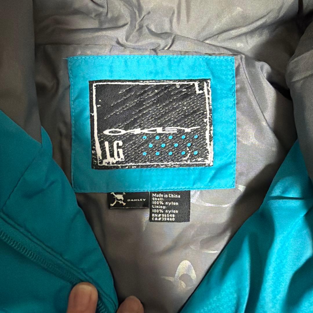 f*シ様 00s OAKLEY zip-up hoodie down jacke