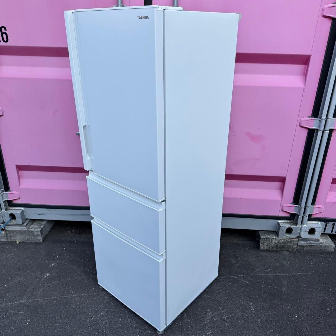 60⭐️2023年製美品★東芝　冷蔵庫　自動製氷　右開き　大型　3ドア　356L
