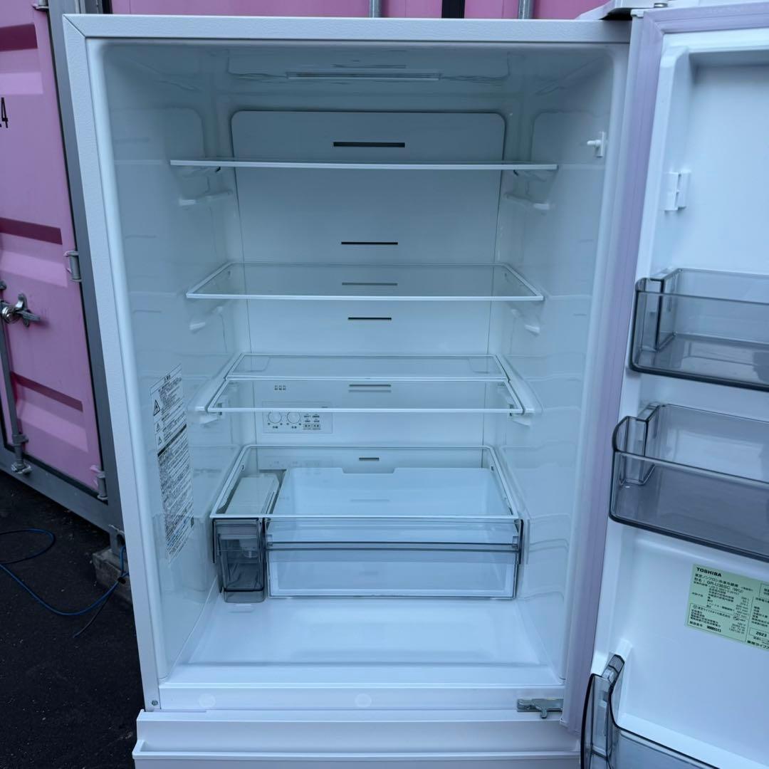 60⭐️2023年製美品★東芝　冷蔵庫　自動製氷　右開き　大型　3ドア　356L