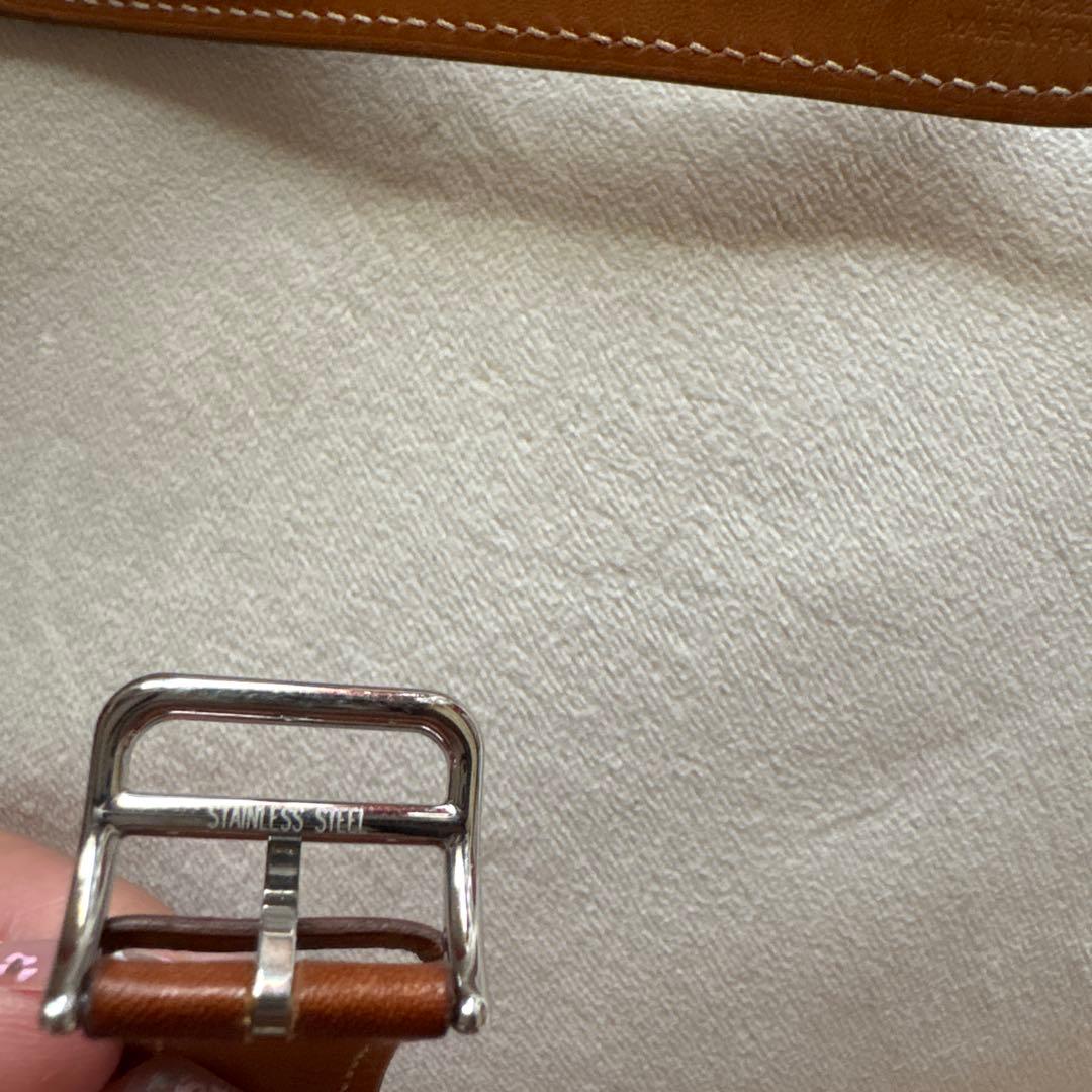 美品 レザーベルト HERMES AppleWatch アップルウォッチ ベルト