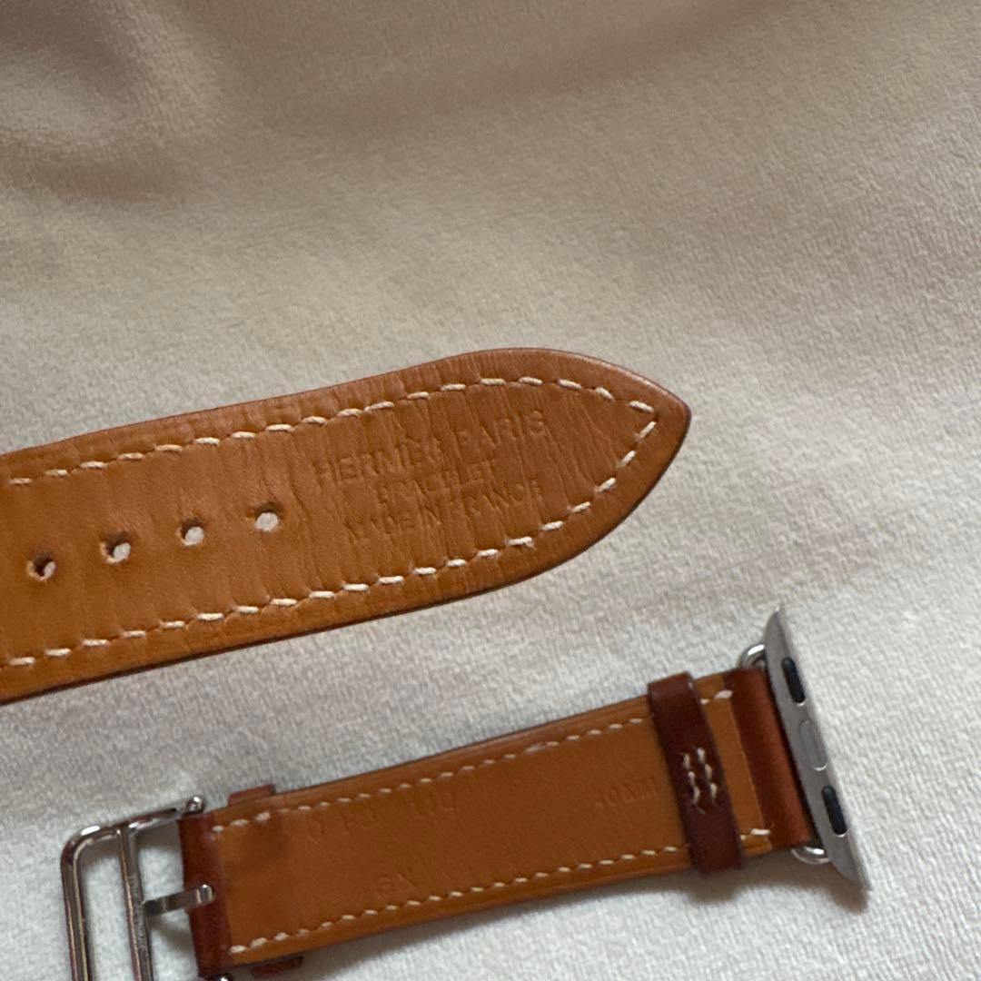 美品 レザーベルト HERMES AppleWatch アップルウォッチ ベルト