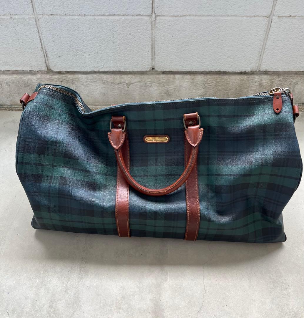 美品　POLO Ralph Lauren ボストンバッグ　ブラックウォッチ