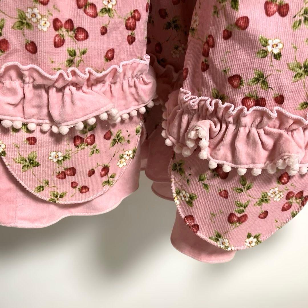 CHOCOCHIP COOKIE いちご柄ロリータワンピース　ピンク　リボン