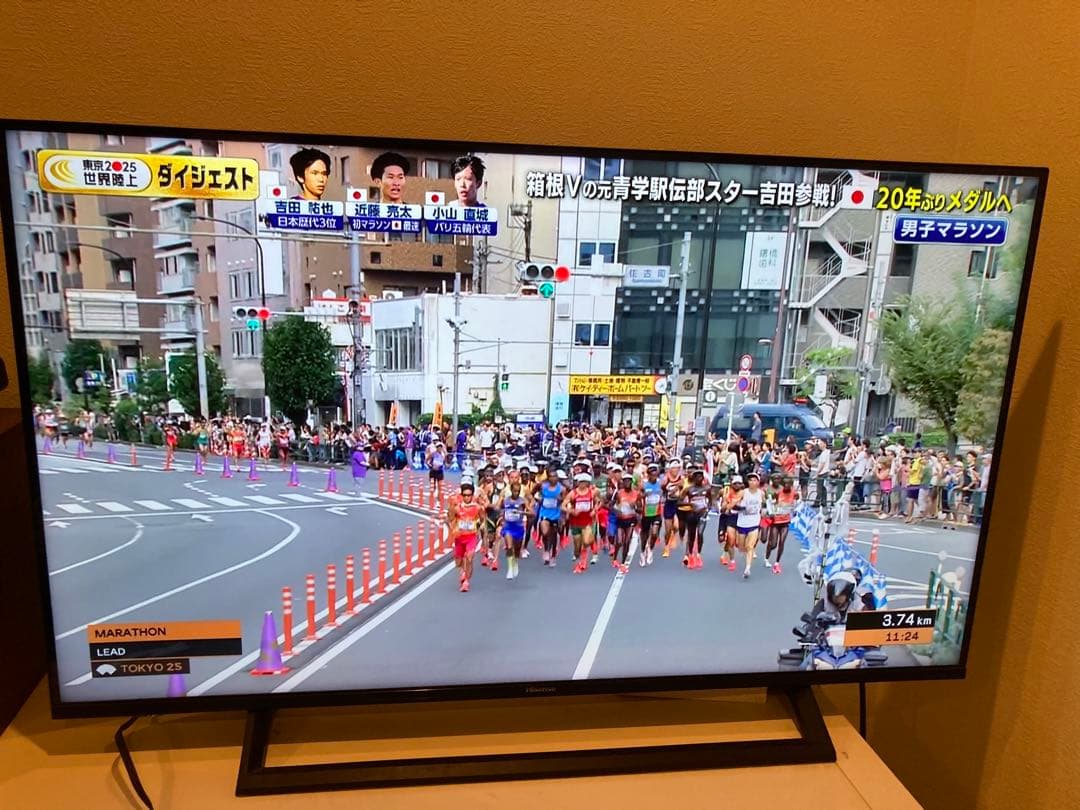 カカロット43E6800 43V型 4K 液晶テレビ 20年製 動画アプリ