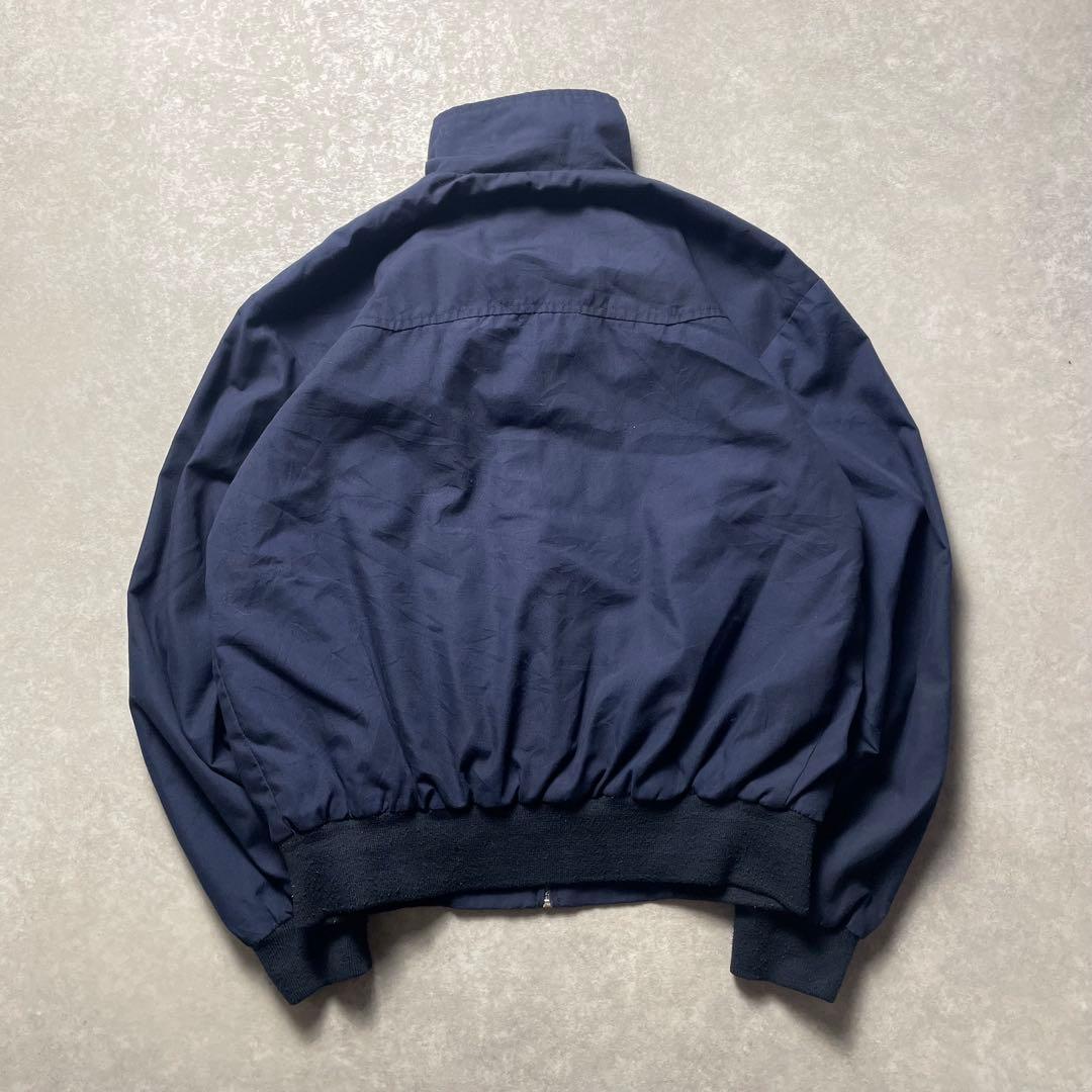Euro vintageスイングトップブルゾンネイビーハリントンジャケット古着
