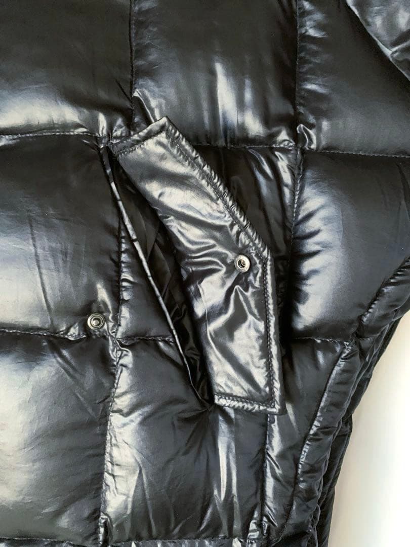 【にちにち】ZARA ダウン フードポンチョ クロ