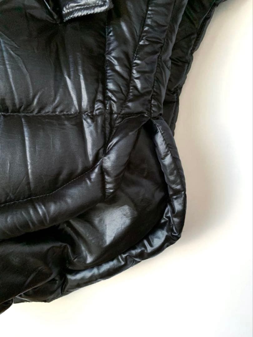 【にちにち】ZARA ダウン フードポンチョ クロ