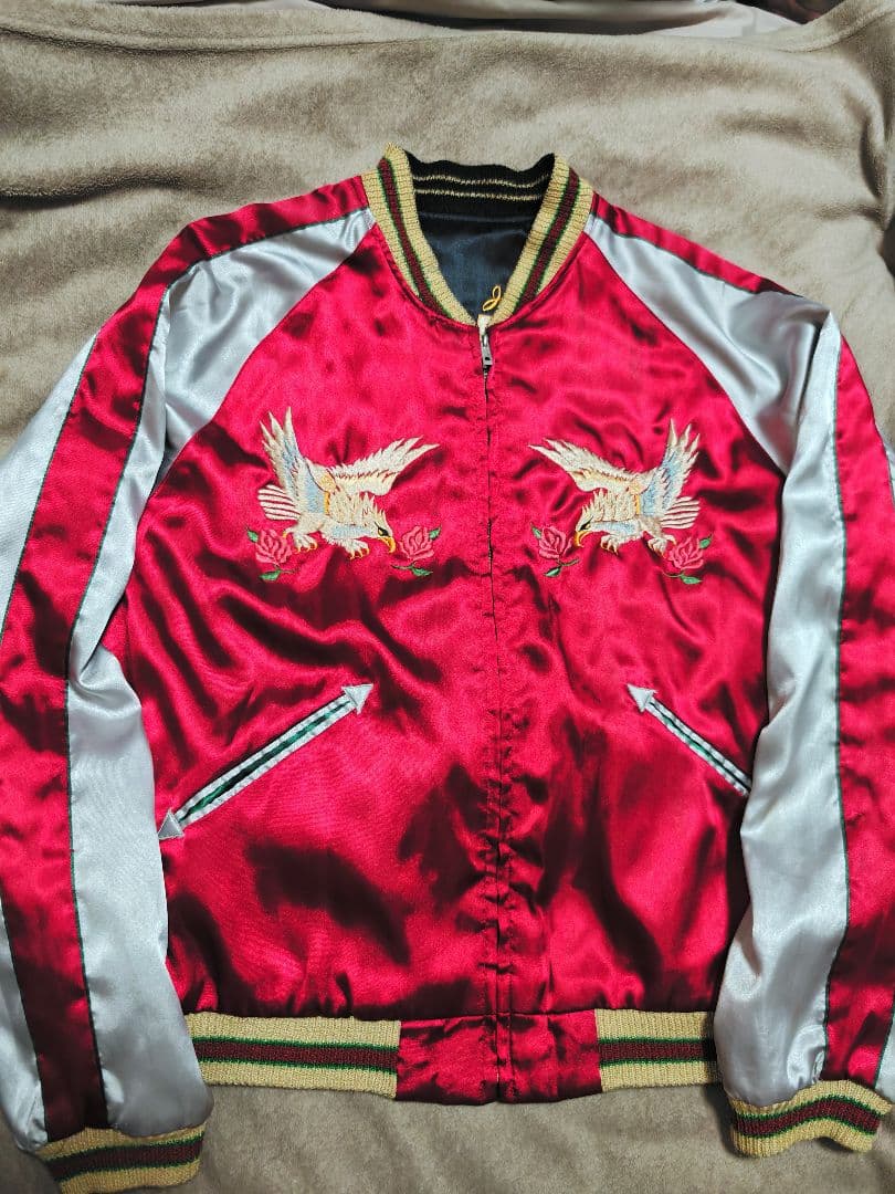 テーラー東洋 スカジャン 2面用 日本限定 虎 蛇 unisex サテン