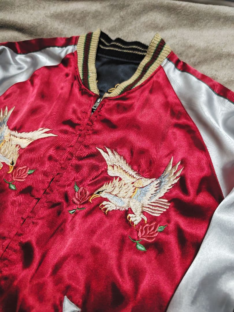 テーラー東洋 スカジャン 2面用 日本限定 虎 蛇 unisex サテン