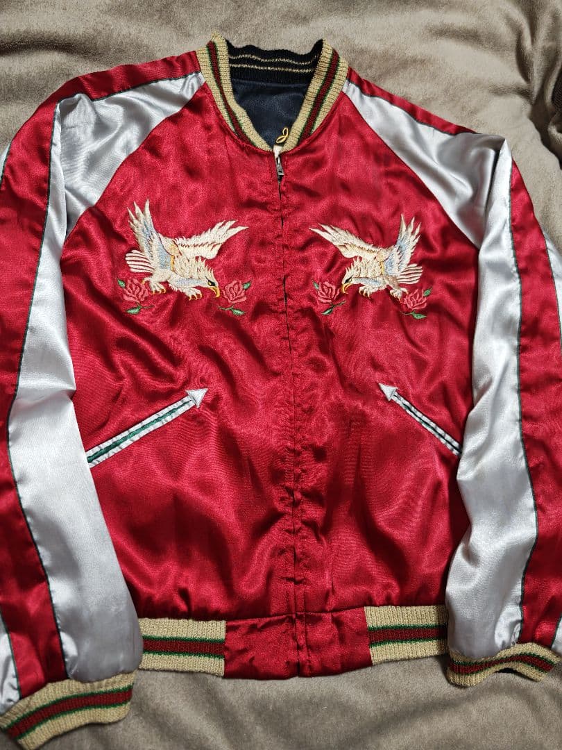 テーラー東洋 スカジャン 2面用 日本限定 虎 蛇 unisex サテン