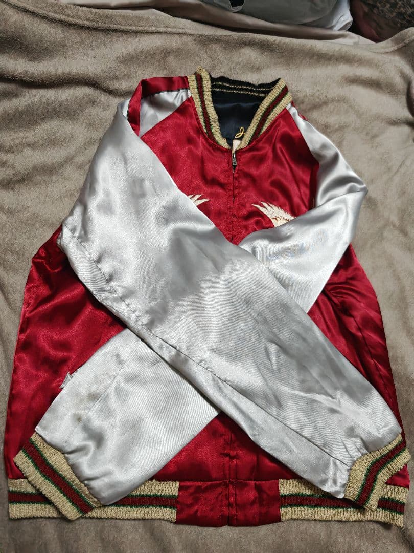 テーラー東洋 スカジャン 2面用 日本限定 虎 蛇 unisex サテン